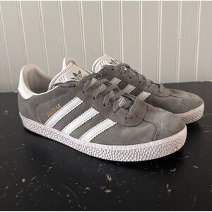 adidas Gazelle Grey - Big Kid 6, EU 38 2/3